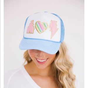 Judith Marks Park Day Light Blue Trucker Hat 🏰